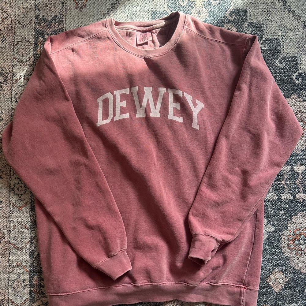 Pink Dewey sweatshirt